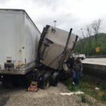Semi truck accident in Charleston SC on I-77