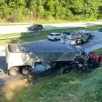 Truck accident in Spartanburg SC on I-26